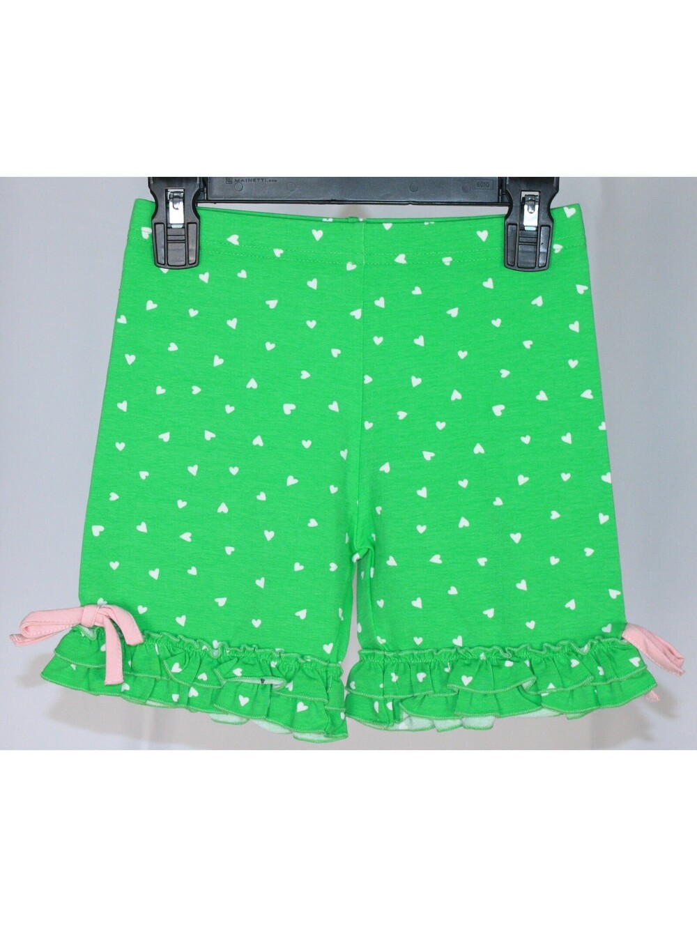 Eleanor Rose Green Polka Dot Ruffle Shorts Size 8/10